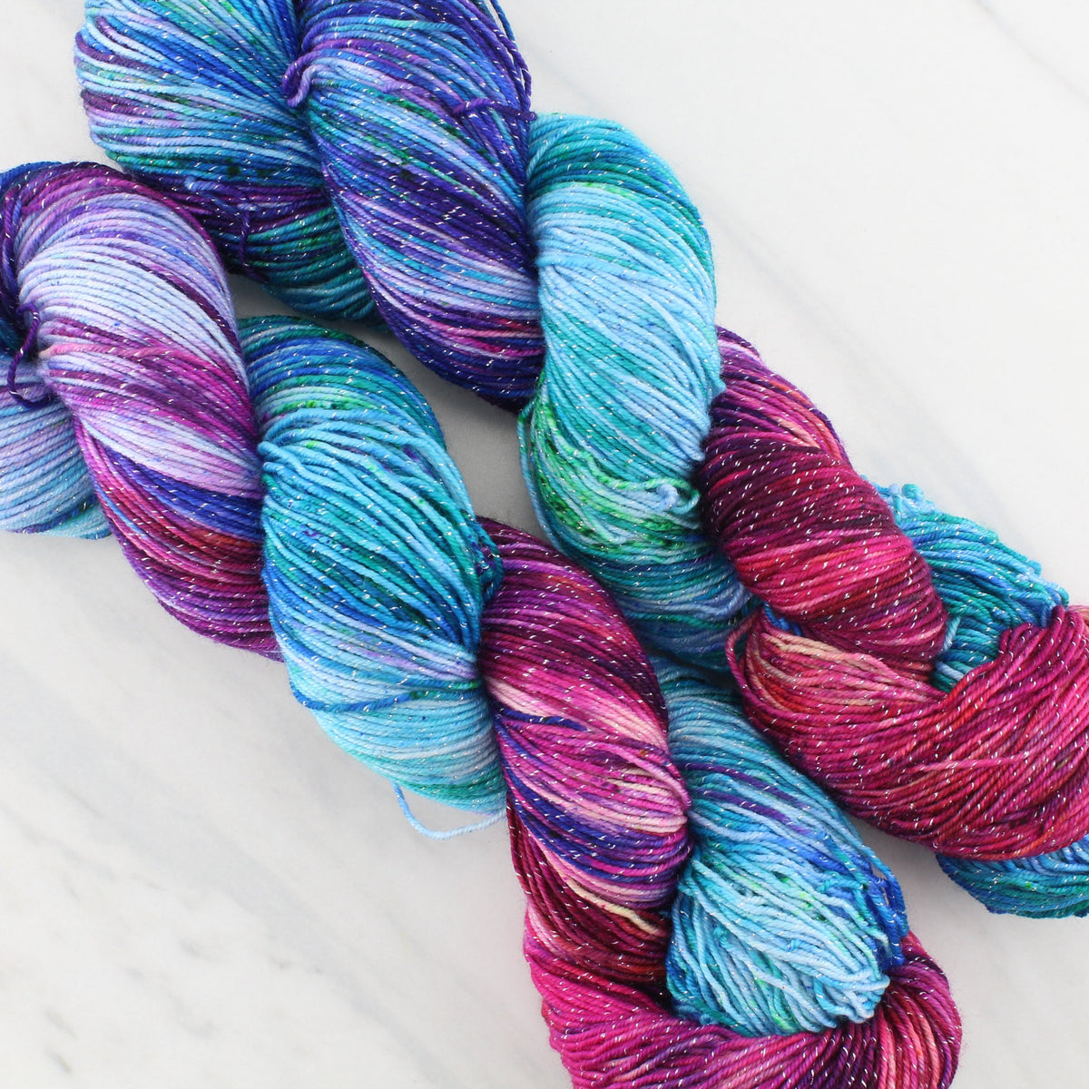 All Worsted-Weight Yarn Made by Purple Lamb Fiber Arts