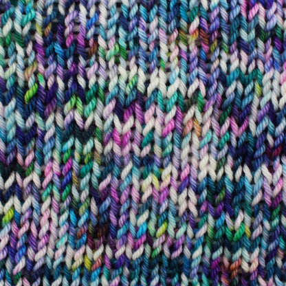 NORTHERN LIGHTS on Sparkly Merino Sock