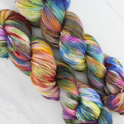 AFREMOV'S FAREWELL TO ANGER on Dream Sock  - Hand-Dyed Yarn