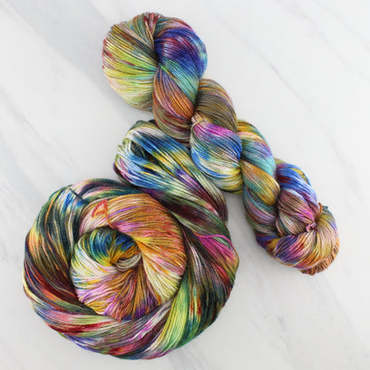 AFREMOV'S FAREWELL TO ANGER on Dream Sock  - Hand-Dyed Yarn