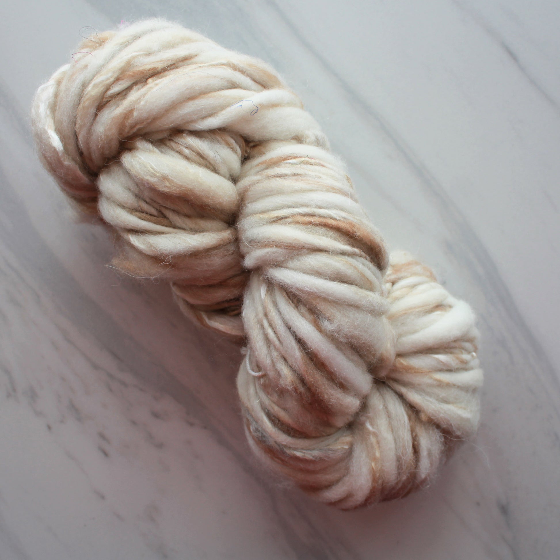 AU NATUREL Art Batt for Spinning and Felting - Purple Lamb