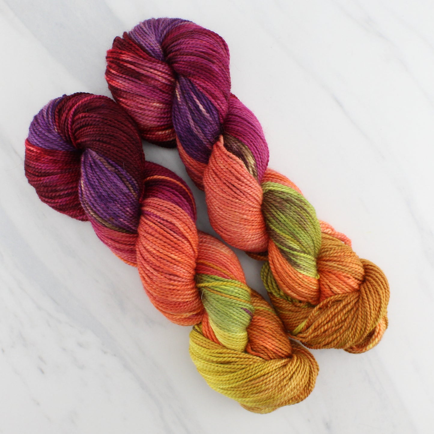 AUTUMN LEAVES on Buttery Soft DK - Hand-Dyed Artisan Yarn