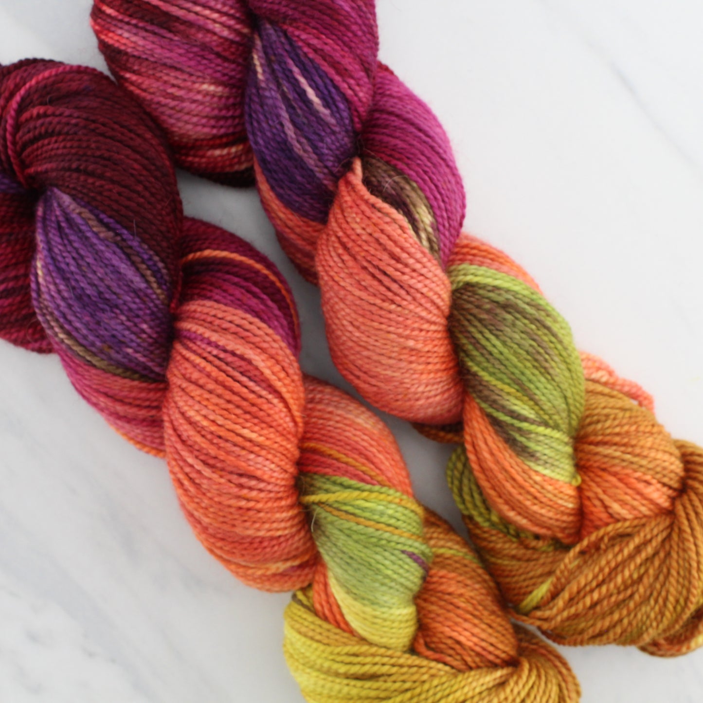 AUTUMN LEAVES on Buttery Soft DK - Hand-Dyed Artisan Yarn