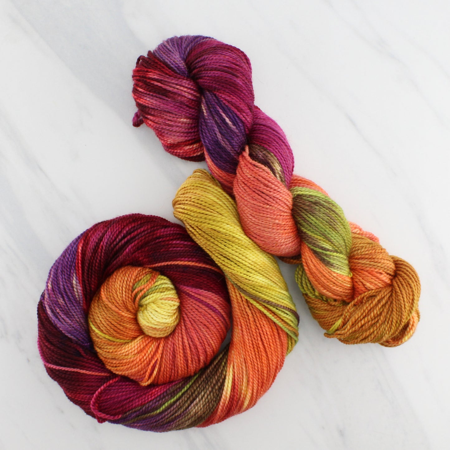 AUTUMN LEAVES on Buttery Soft DK - Hand-Dyed Artisan Yarn