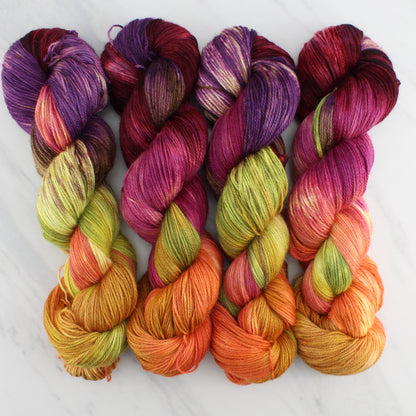 AUTUMN LEAVES on Dream Sock - Hand-Dyed Artisan Yarn