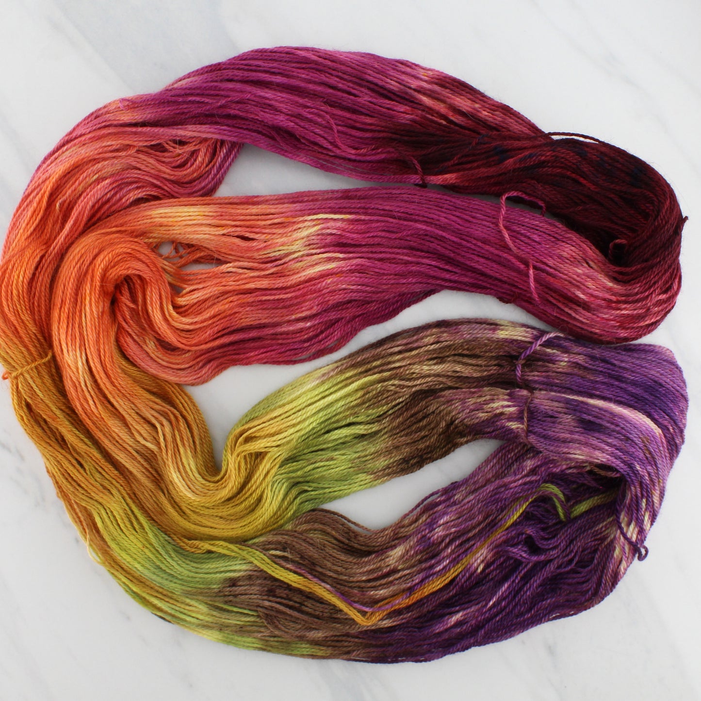 AUTUMN LEAVES on Dream Sock - Hand-Dyed Artisan Yarn