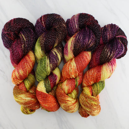 AUTUMN LEAVES on Twinkle Sock - Hand-Dyed Artisan Yarn