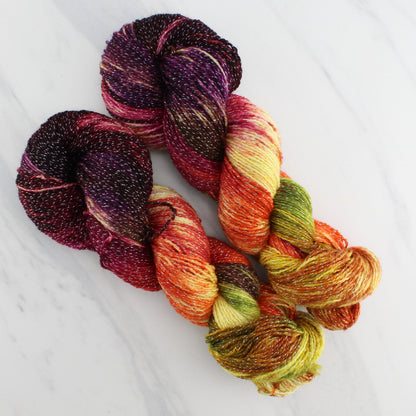 AUTUMN LEAVES on Twinkle Sock - Hand-Dyed Artisan Yarn