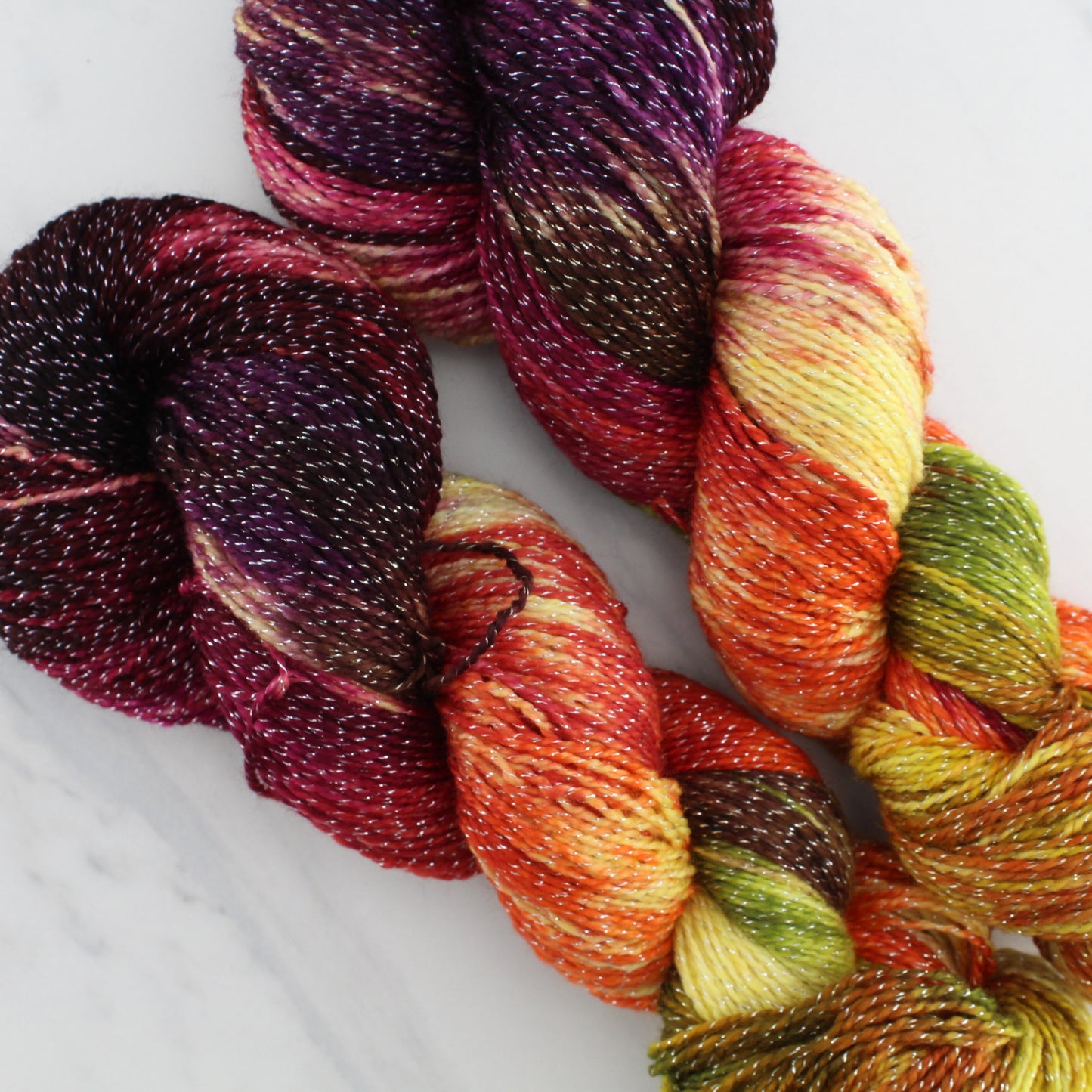 AUTUMN LEAVES on Twinkle Sock - Hand-Dyed Artisan Yarn