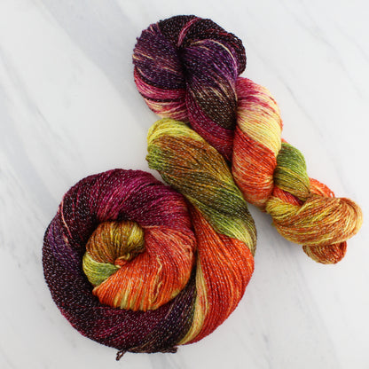 AUTUMN LEAVES on Twinkle Sock - Hand-Dyed Artisan Yarn