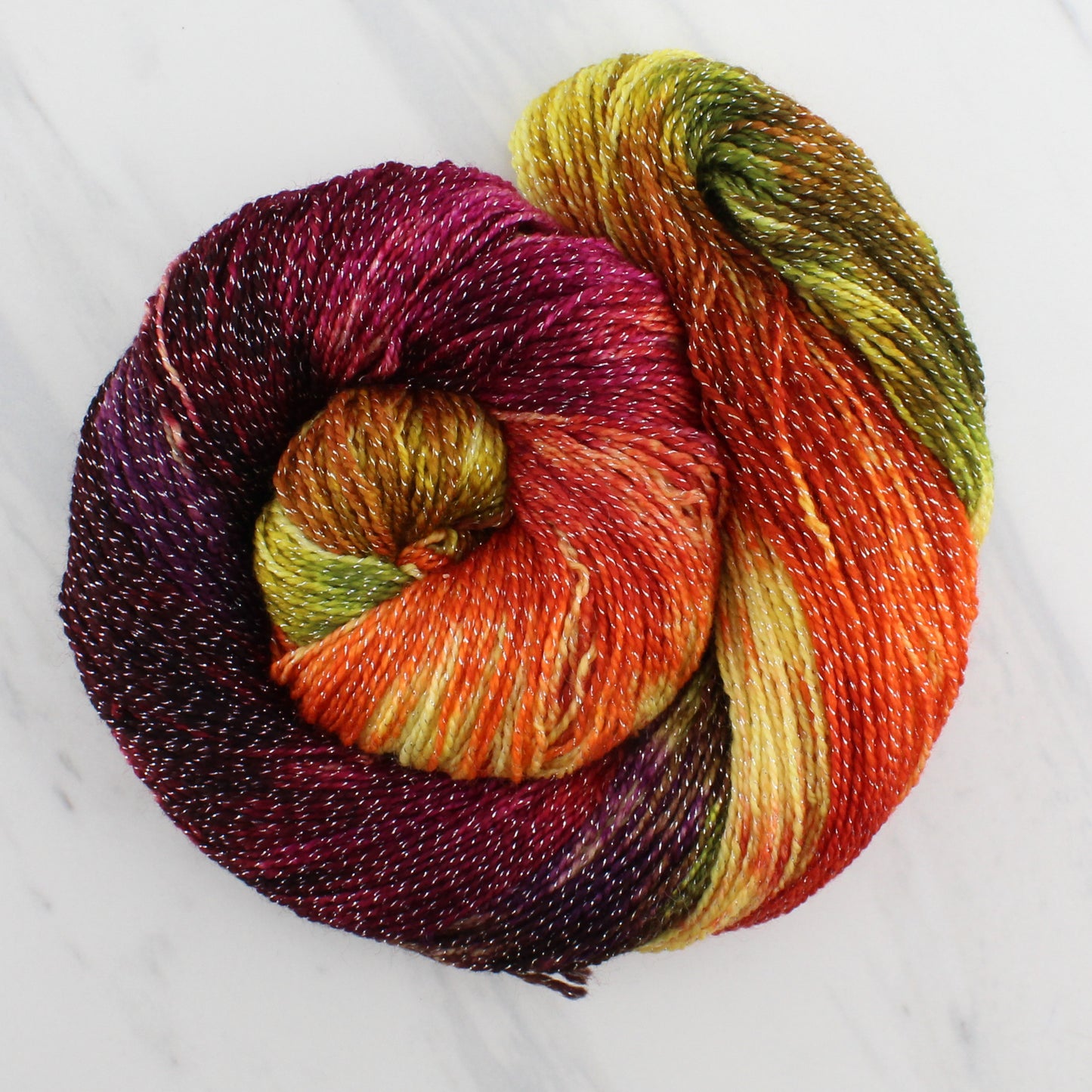 AUTUMN LEAVES on Twinkle Sock - Hand-Dyed Artisan Yarn