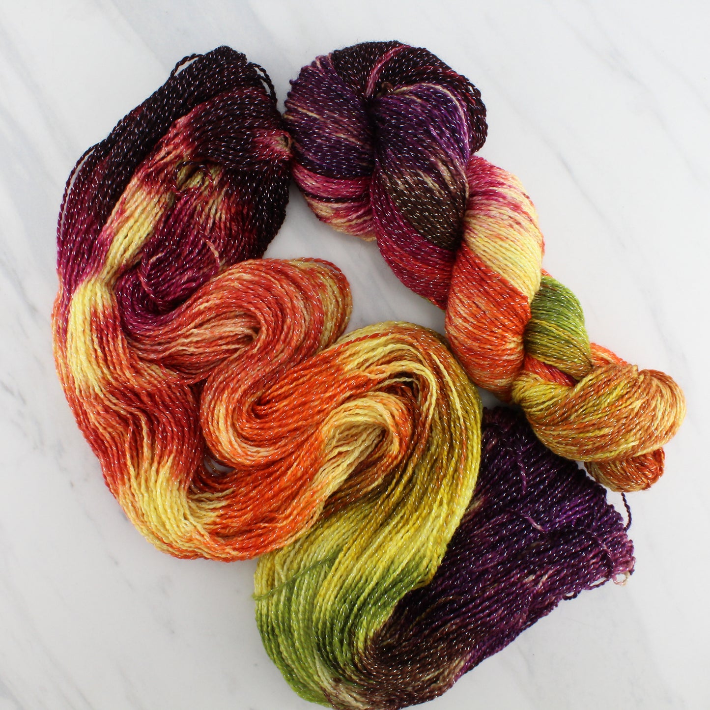 AUTUMN LEAVES on Twinkle Sock - Hand-Dyed Artisan Yarn