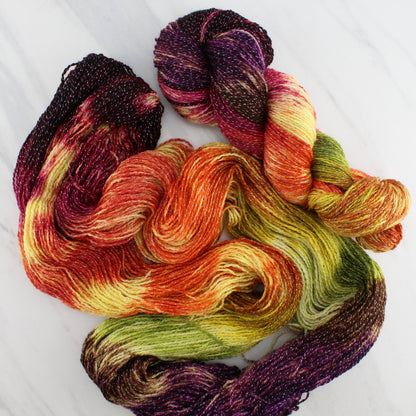 AUTUMN LEAVES on Twinkle Sock - Hand-Dyed Artisan Yarn