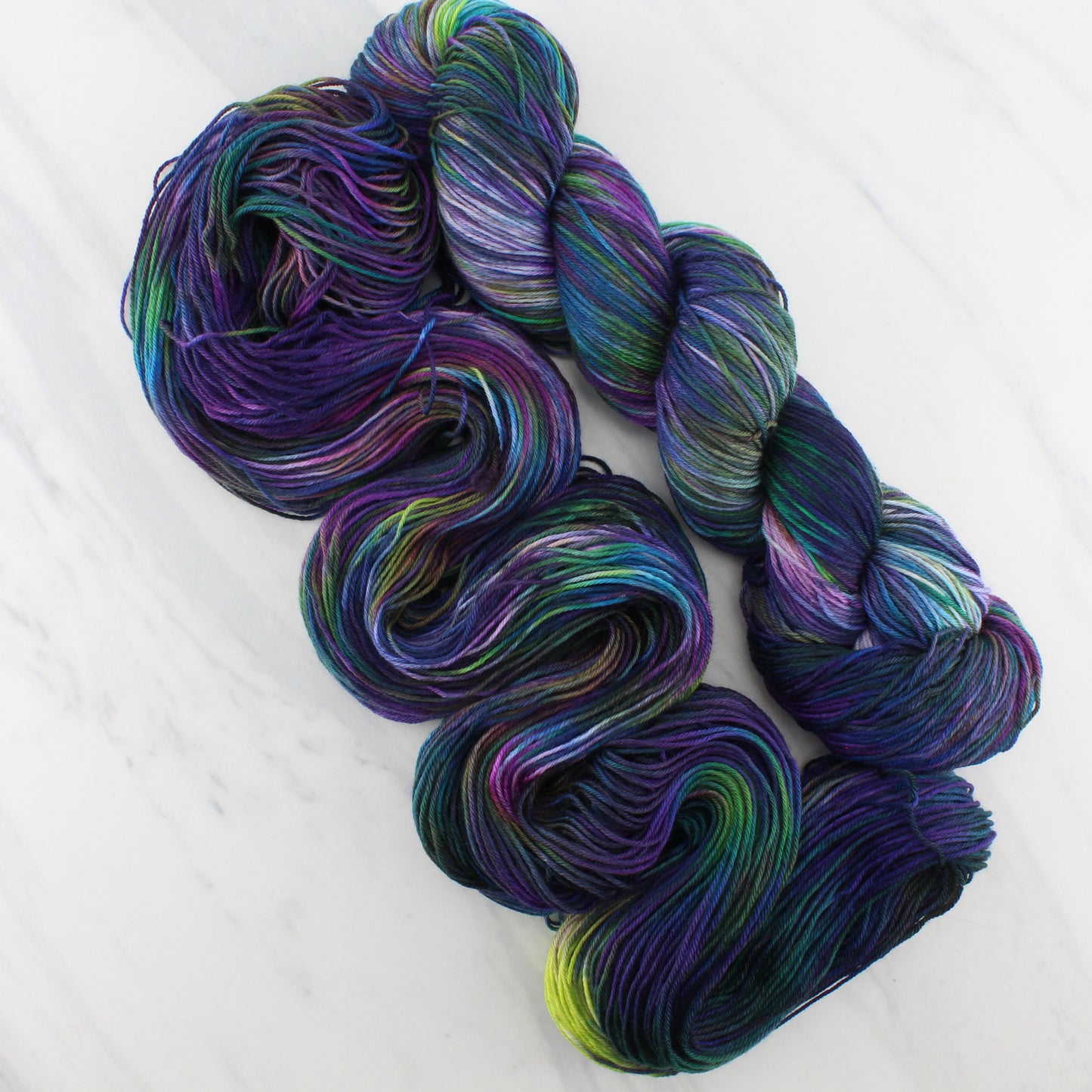 BEAUTIFUL UNIVERSE on Sock Perfection  - Hand-Dyed Yarn - Purple Lamb