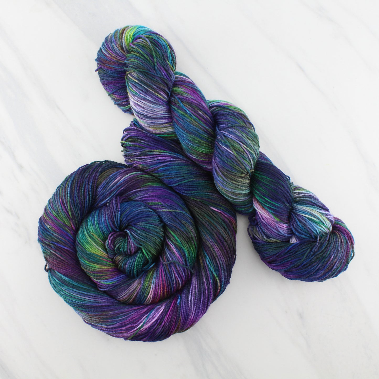 BEAUTIFUL UNIVERSE on Sock Perfection  - Hand-Dyed Yarn - Purple Lamb