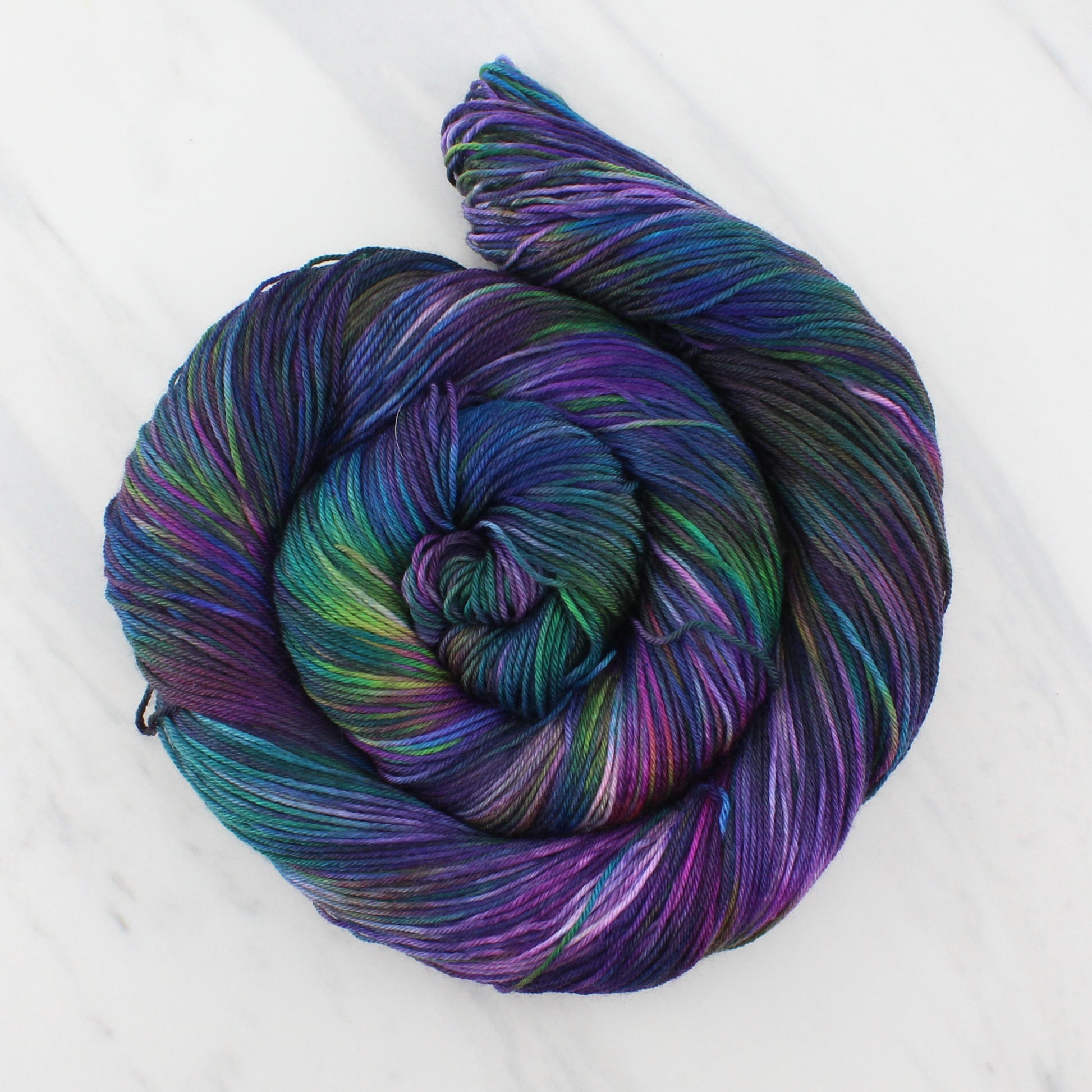 BEAUTIFUL UNIVERSE on Sock Perfection  - Hand-Dyed Yarn - Purple Lamb