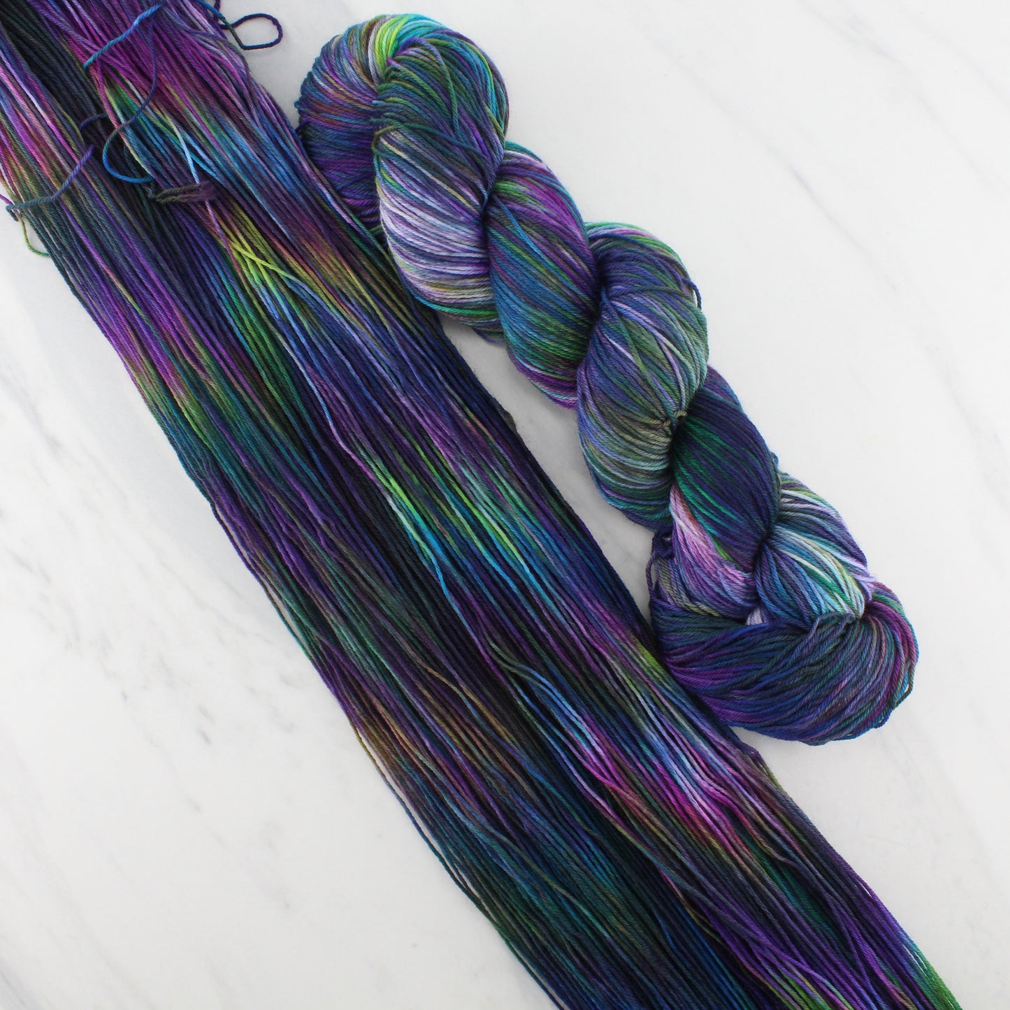 BEAUTIFUL UNIVERSE on Sock Perfection  - Hand-Dyed Yarn - Purple Lamb