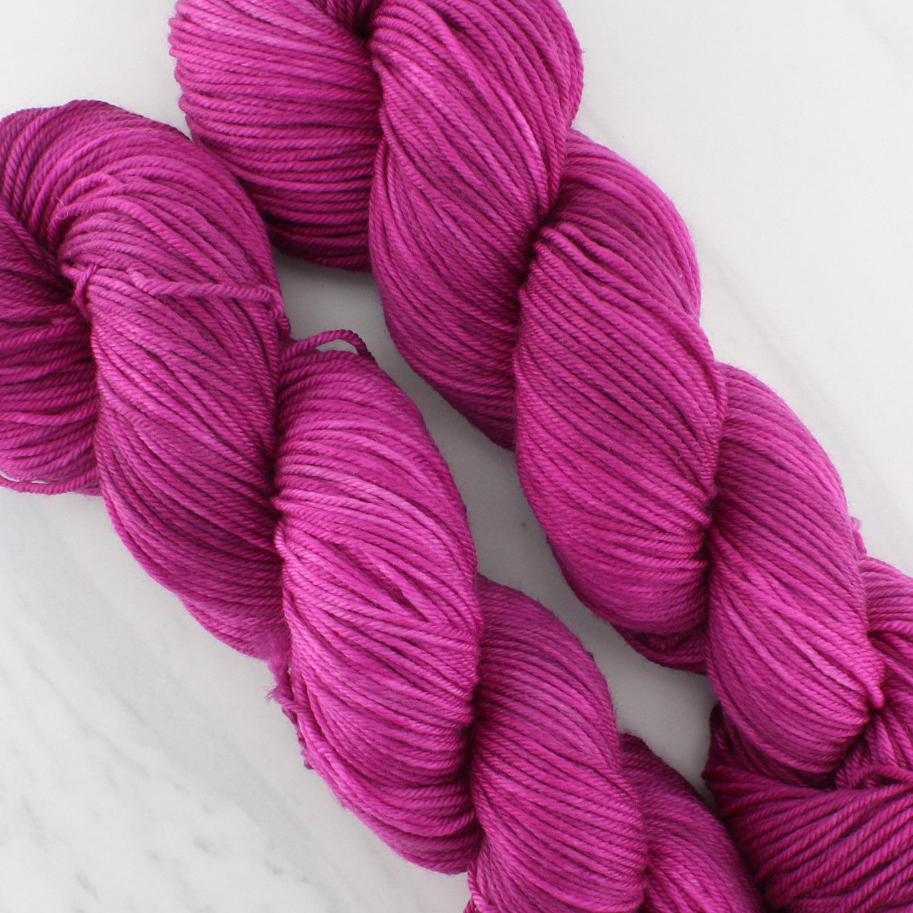 BURGUNDY ROSE on Squoosh DK  - Hand-Dyed Yarn - Purple Lamb