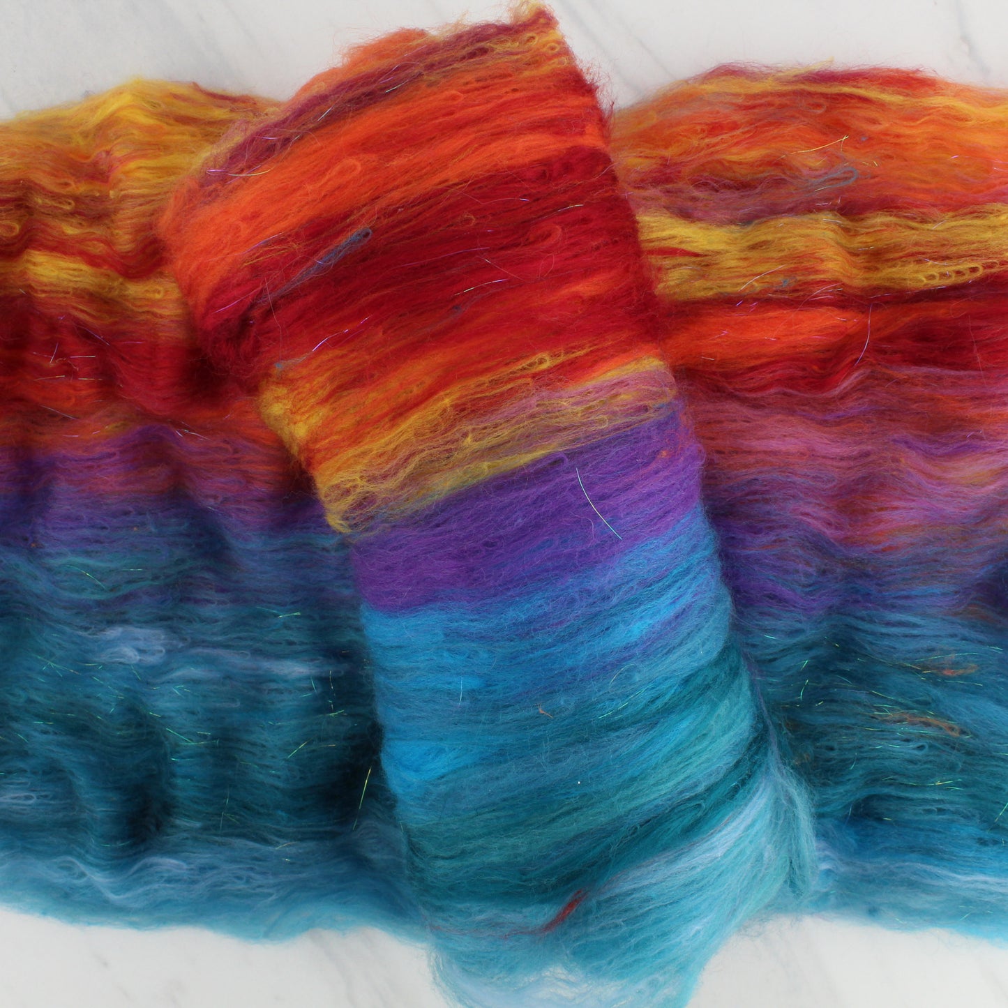 CARIBBEAN SUNSET Art Batts to Spin and Felt