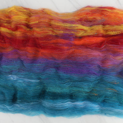 CARIBBEAN SUNSET Art Batts to Spin and Felt