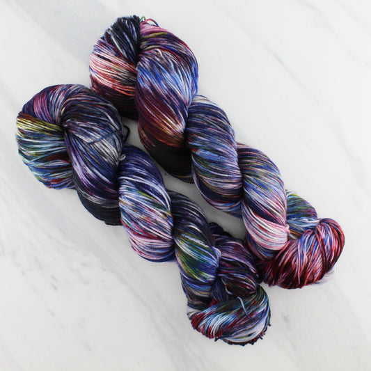 CRIME AND PUNISHMENT on Sock Perfection  - Hand-Dyed Yarn - Purple Lamb