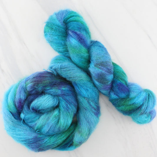 DREAMS OF THE SEA on Suri Lace Cloud - Indie-Dyed Yarn - Purple Lamb