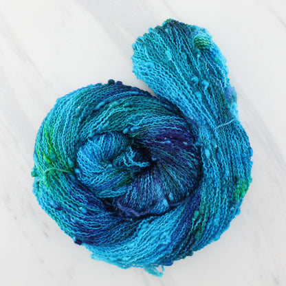 DREAMS OF THE SEA on Squiggle Sock - Indie-Dyed Yarn - Purple Lamb