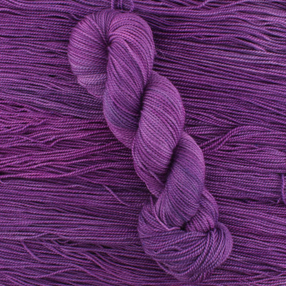 EGGPLANT on Buttery Soft DK - Indie-Dyed Yarn - Purple Lamb