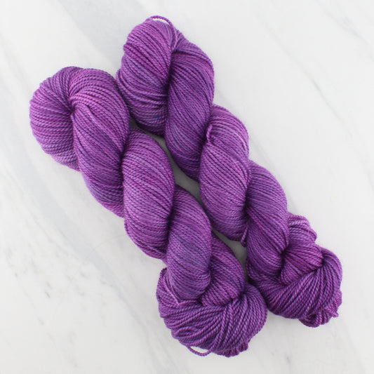 EGGPLANT on Buttery Soft DK - Indie-Dyed Yarn - Purple Lamb