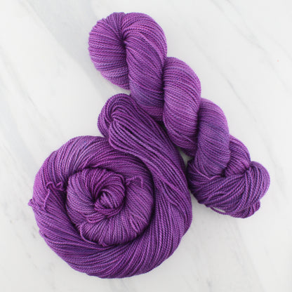 EGGPLANT Hand-Dyed Yarn on Buttery Soft DK