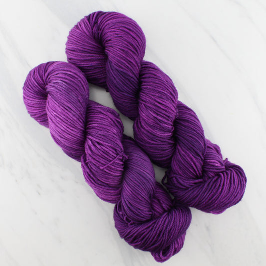 EGGPLANT on Squoosh DK - Hand-Dyed Artisan Yarn