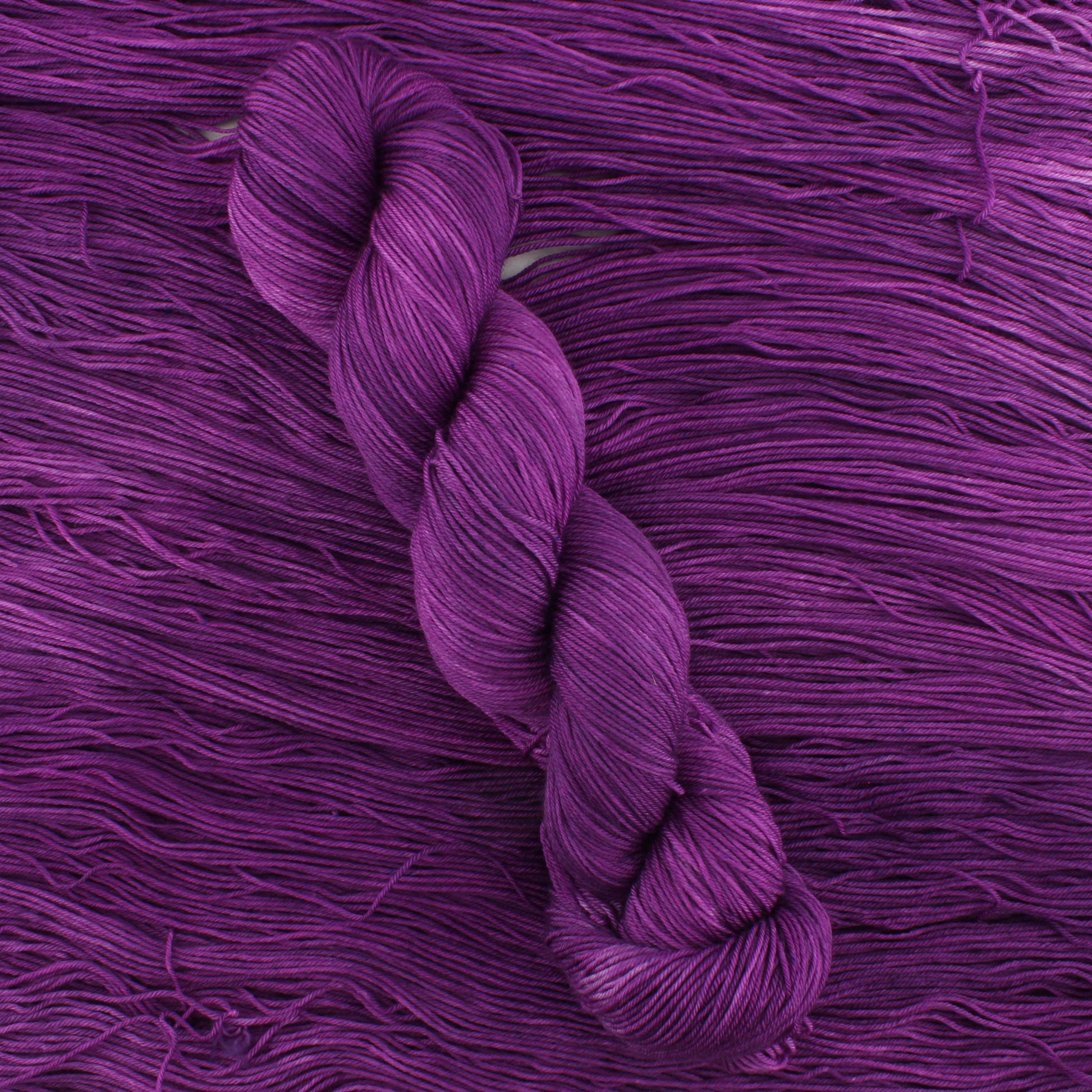 EGGPLANT on Sock Perfection - Indie-Dyed Yarn - Purple Lamb