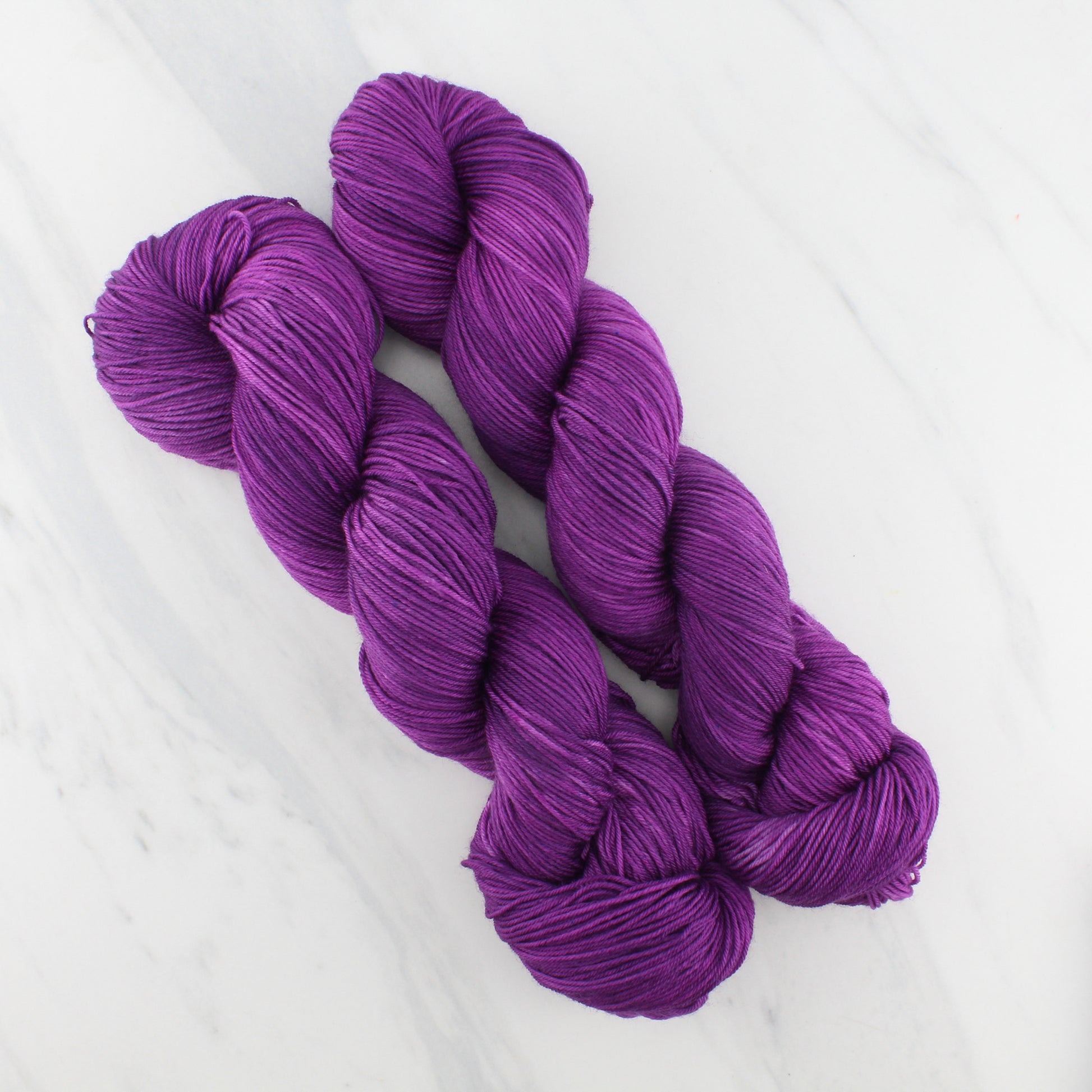 EGGPLANT on Sock Perfection - Indie-Dyed Yarn - Purple Lamb