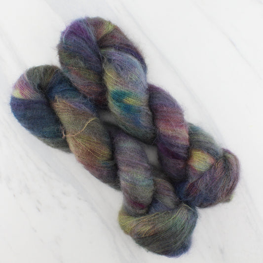 ENCHANTED FOREST on Suri Lace Cloud - Indie-Dyed Yarn - Purple Lamb