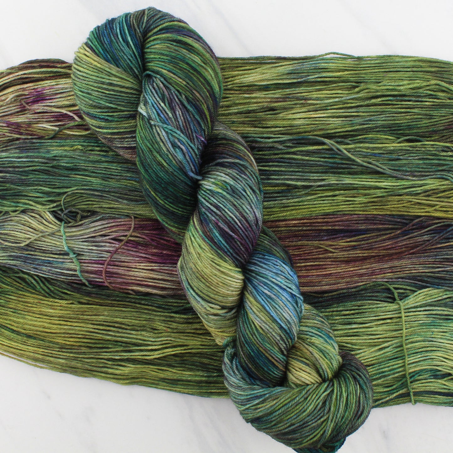 ENCHANTED FOREST on Sock Perfection - Indie-Dyed Yarn - Purple Lamb