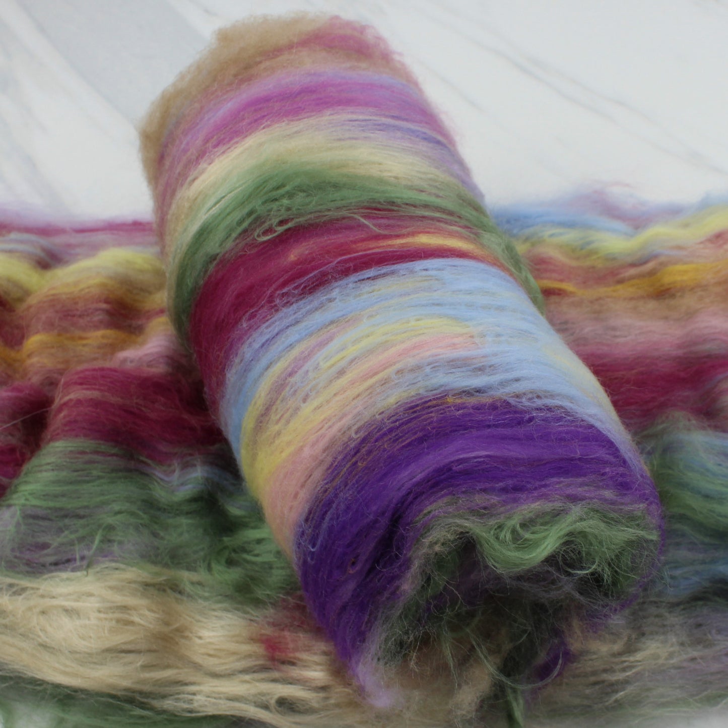 ENCHANTED GLADE Art Batts to Spin and Felt