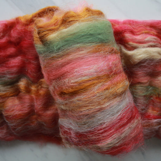 ENGLISH COUNTRY DANCE Spinning and Felting Art Batt