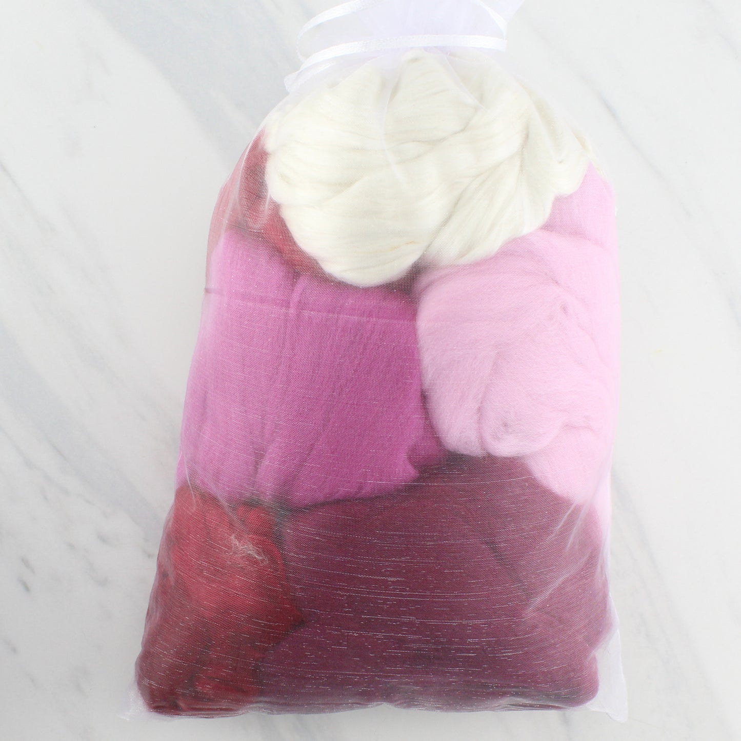 FELTING AND SPINNING FIBER  - Coordinating Colorway Sets with Merino, Silk, Bamboo, and Sparkle