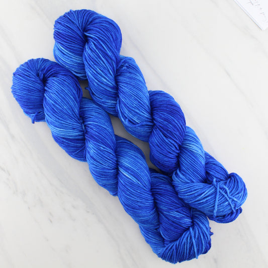 FREEDOM BLUE on Squoosh DK - Indie-Dyed Yarn - Purple Lamb