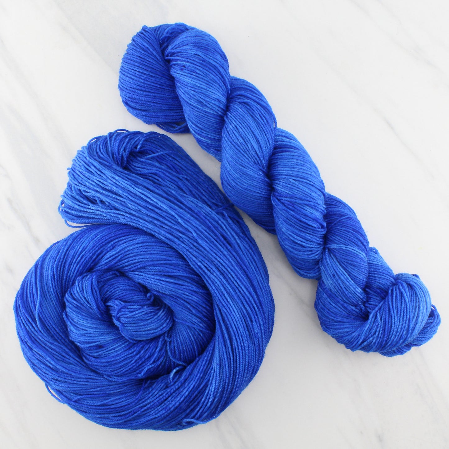 FREEDOM BLUE on Sock Perfection - Indie-Dyed Yarn - Purple Lamb