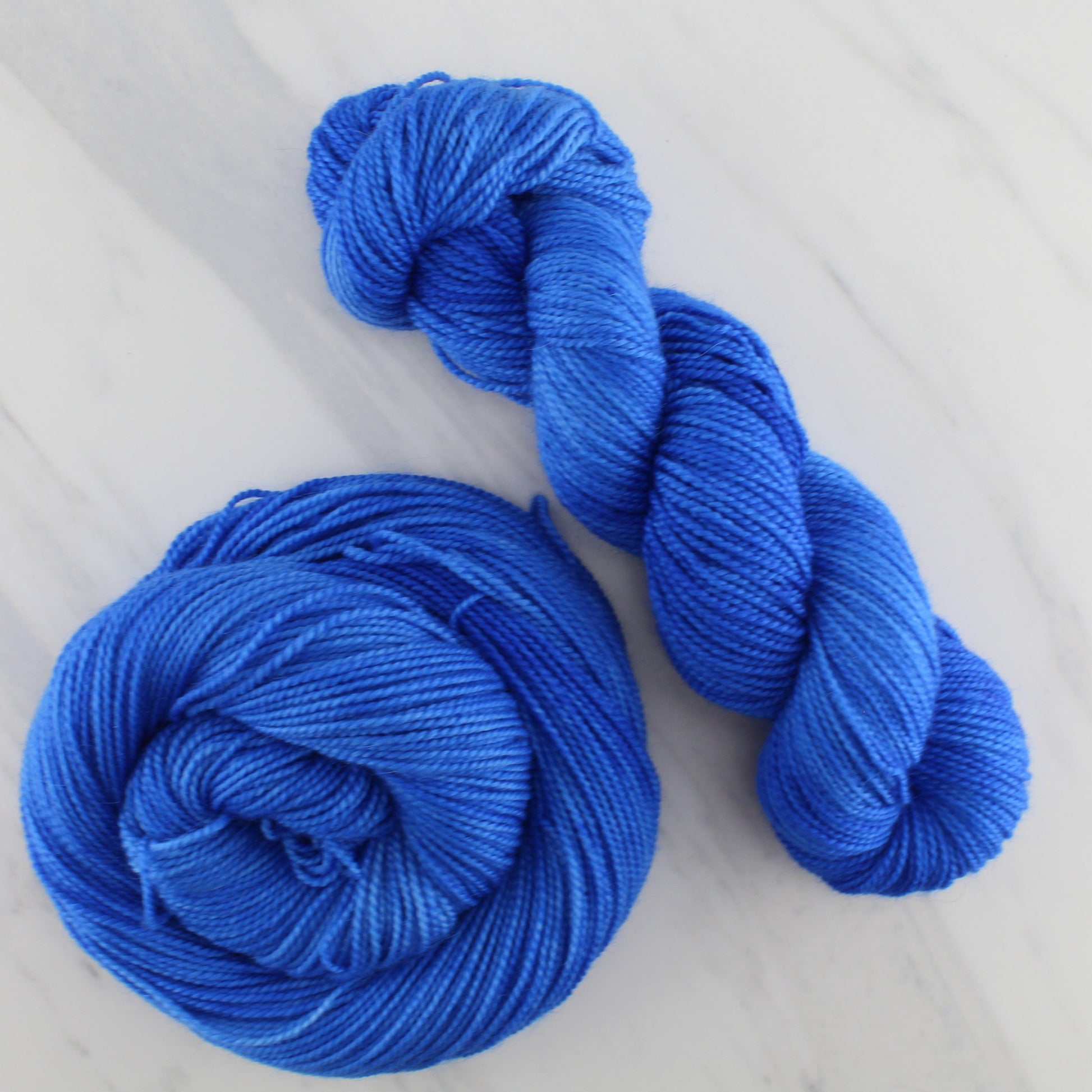 FREEDOM BLUE on Buttery Soft DK - Indie-Dyed Yarn - Purple Lamb