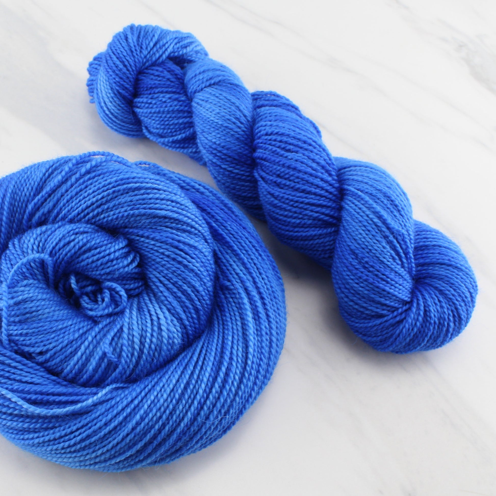 FREEDOM BLUE on Buttery Soft DK - Indie-Dyed Yarn - Purple Lamb