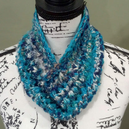 HANDSPUN DIAMOND TWIST COWL - Knitting Pattern