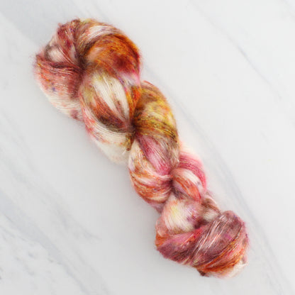 IMPRESSIONS OF AUTUMN Indie-Dyed Yarn on Suri Lace Cloud