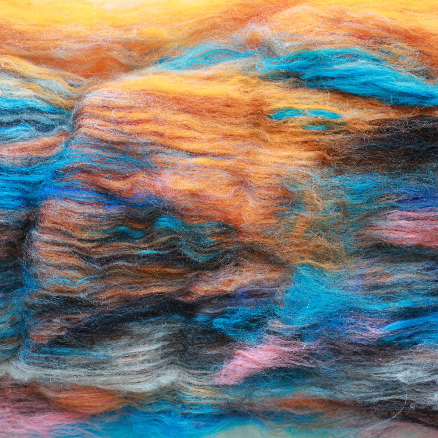 KINGFISHER Art Batts to Spin and Felt - Purple Lamb