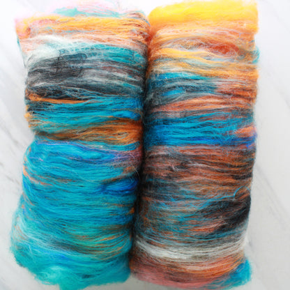 KINGFISHER Art Batts to Spin and Felt - Purple Lamb