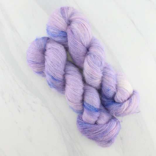 LILAC on Suri Lace Cloud - Indie-Dyed Yarn - Purple Lamb