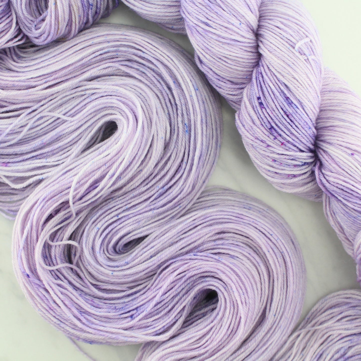 LILAC on Sock Perfection- Indie-Dyed Yarn - Purple Lamb