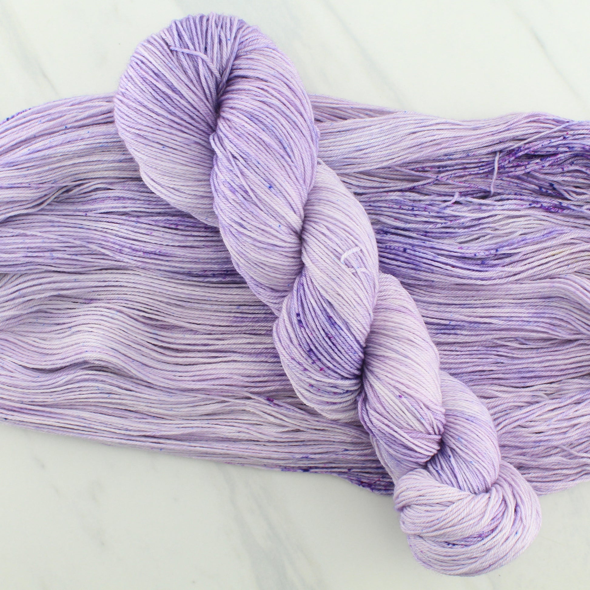 LILAC on Sock Perfection- Indie-Dyed Yarn - Purple Lamb