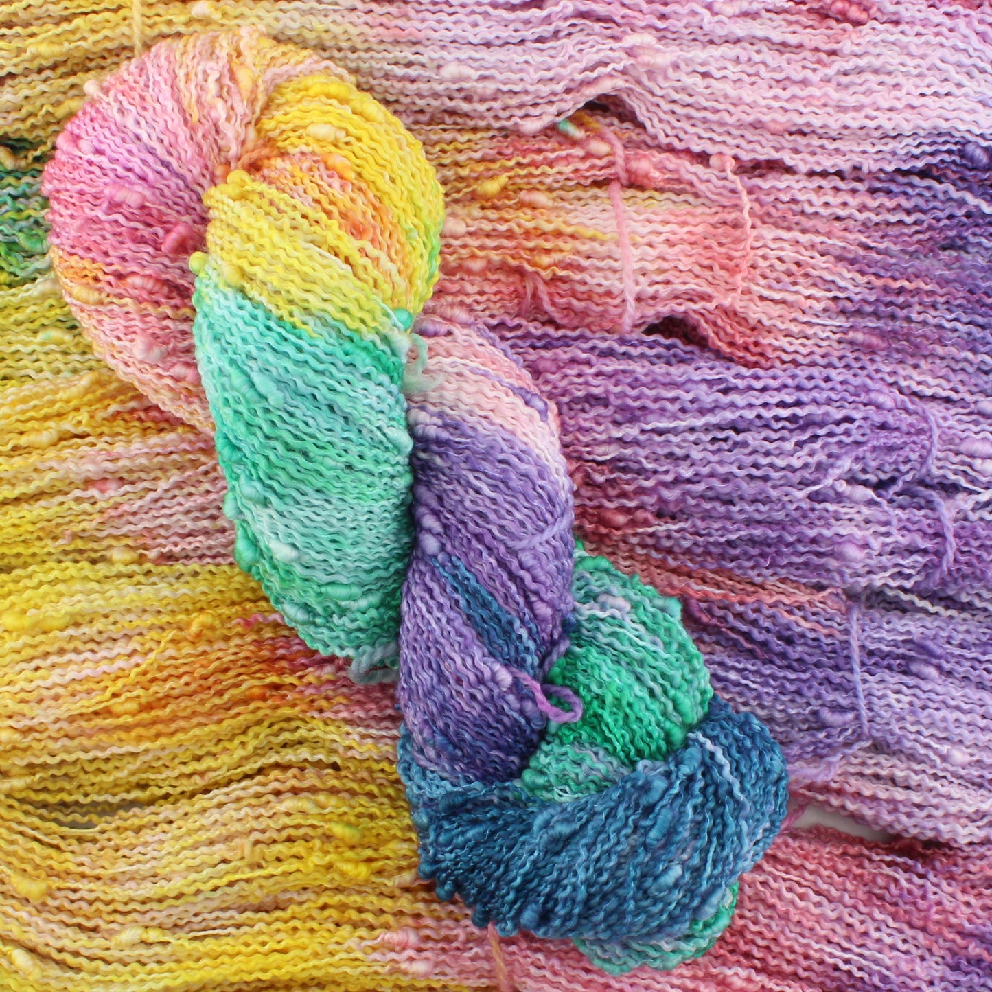LIZZIE Indie-Dyed Yarn on Squiggle Sock